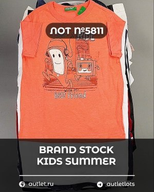 Купить BRAND STOCK Kids Summer#10 кг, ЛОТ №5811 оптом в Владимире и Владимирской области