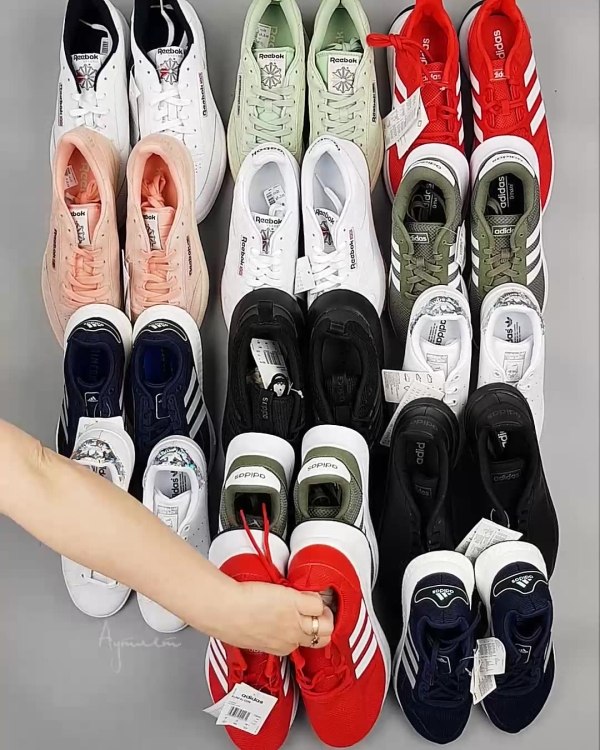 Фотография  525 - Кроссовки Adidas+Reebok#15 шт, ЛОТ №6145 оптом в Владимире и Владимирской области