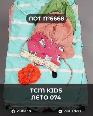 Купить TCM Kids лето 074#7 кг, ЛОТ №6668 оптом в Владимире и Владимирской области