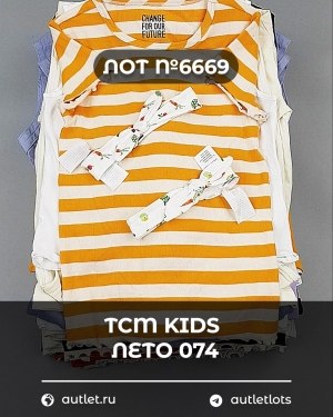 Купить TCM Kids лето 074#7 кг, ЛОТ №6669 оптом в Владимире и Владимирской области