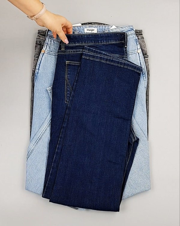 Фотография  889 - Джинсы WRANGLER м/ж#8,1 кг, ЛОТ №7011 оптом в Владимире и Владимирской области