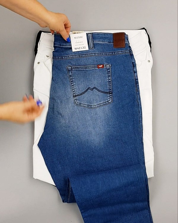 Фотография  749 - Джинсы MUSTANG м/ж#5 кг, ЛОТ №6957 оптом в Владимире и Владимирской области