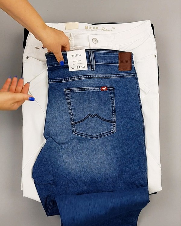 Фотография  248 - Джинсы MUSTANG м/ж#5 кг, ЛОТ №6961 оптом в Владимире и Владимирской области