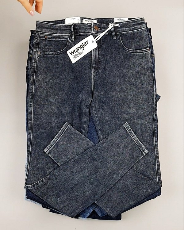 Фотография  673 - Джинсы WRANGLER м/ж#8,1 кг, ЛОТ №7011 оптом в Владимире и Владимирской области