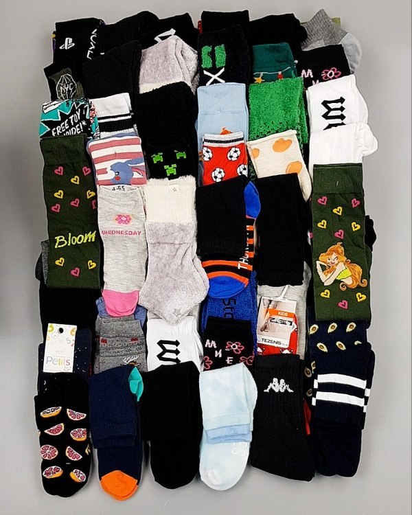 Фотография  307 - Носки дети СТОК зима#5 кг, ЛОТ №6988 оптом в Владимире и Владимирской области