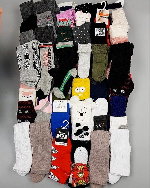 Фотография  455 - Носки дети СТОК зима#5 кг, ЛОТ №6986 оптом в Владимире и Владимирской области