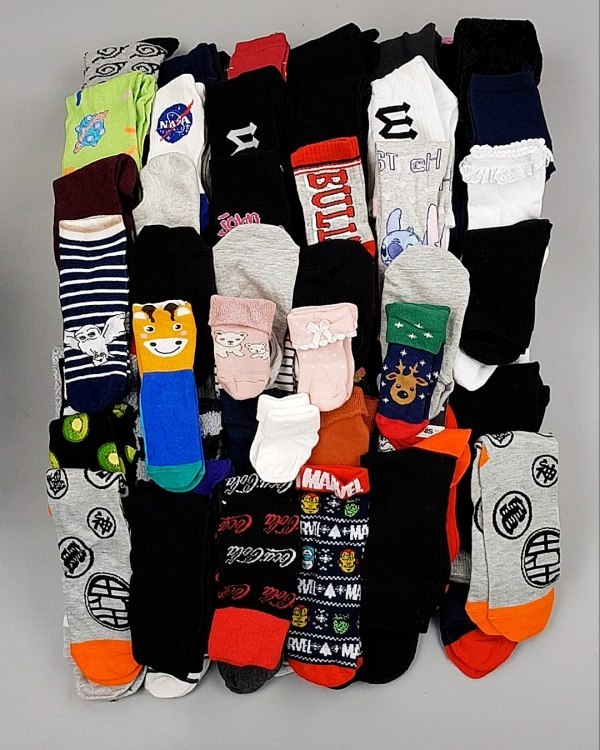 Фотография  841 - Носки дети СТОК зима#5 кг, ЛОТ №6989 оптом в Владимире и Владимирской области