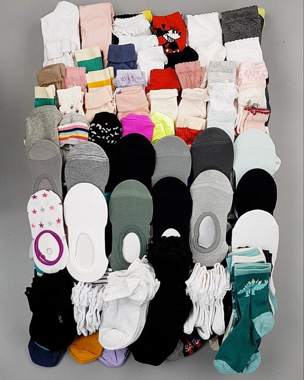Фотография  906 - Носки дети СТОК лето#5 кг, ЛОТ №6992 оптом в Владимире и Владимирской области