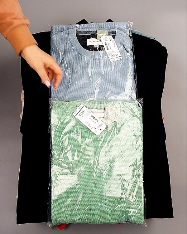 Фотография  663 - Джемпера легкие мужские TOM TAILOR 124#8,7 кг, ЛОТ №7606 оптом в Владимире и Владимирской области