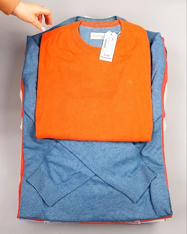 Фотография  502 - Джемпера легкие мужские TOM TAILOR 124#8,35 кг, ЛОТ №7605 оптом в Владимире и Владимирской области