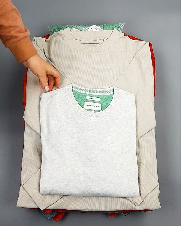 Фотография  737 - Джемпера легкие мужские TOM TAILOR 124#8,7 кг, ЛОТ №7606 оптом в Владимире и Владимирской области