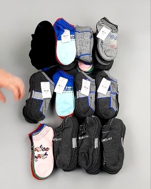 Фотография  232 - Носки дети лето CAN 084#5 кг, ЛОТ №8001 оптом в Владимире и Владимирской области