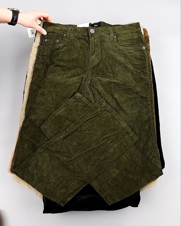 Фотография  659 - Брюки вельветовые м/ж C&A 025#10 кг, ЛОТ №8031 оптом в Владимире и Владимирской области