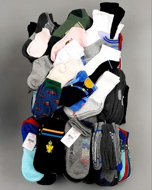 Фотография  111 - Носки дети лето CAN 084#5 кг, ЛОТ №8000 оптом в Владимире и Владимирской области