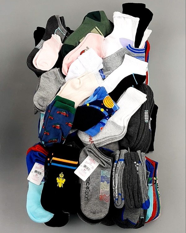 Фотография  830 - Носки дети лето CAN 084#5 кг, ЛОТ №8000 оптом в Владимире и Владимирской области