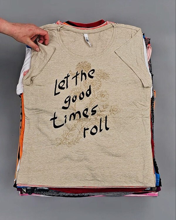 Фотография  447 - Футболки м/ж Cr+Ex#8 кг, ЛОТ № ВК0100 оптом в Владимире и Владимирской области