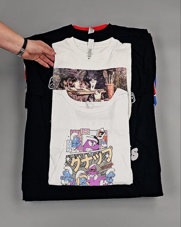 Фотография  438 - Футболки м/ж (Printed T-Shirts New)#5 кг, ЛОТ №8511 оптом в Владимире и Владимирской области