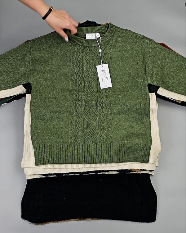 Фотография  644 - Джемпера VILA W 104#7 кг, ЛОТ СТ-9991 оптом в Владимире и Владимирской области