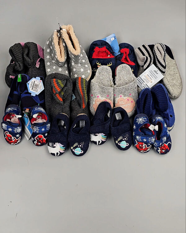 Фотография  568 - Обувь домашняя дети СТОК 065#3,2 кг, ЛОТ СТ-9727 оптом в Владимире и Владимирской области